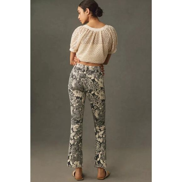 MOTHER Hustler Ankle Jeans in Devil May Care French Fairy Tale Print 28 - Picture 15 of 16